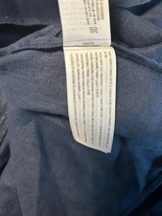 Abercrombie & Fitch Premium Linen Bow Back Maxi Dress XS PETITE - Picture 6 of 11